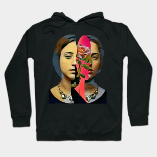 Split Headed Woman Hoodie